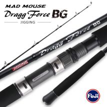 NEUE MADMOUSE Dragg Force BG Jigging Angelrute 1,9 m PE4-8 Jig 400g Drag 30 kg Japan Volle Fuji