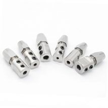 Rc Boat Stainless Flexible Coupling CW/CCW Soft Shaft Lock 5*4/4.76/3.8mm 3.18*3/2mm 4*3.18/4mm 2.3*2.2mm Flex Collet Coupler