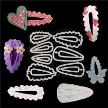 Girl Hairpin Metal Cut Dies Stencils for Scrapbooking Stamp/Photo Album Decorative Embossing DIY Paper Cards
