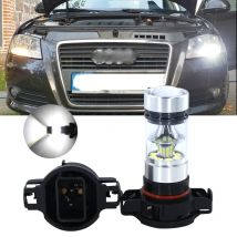 2X per AUDI A3 8P 2008+ Luci diurne a LED DRL CANBUS Senza errori H16 LED 5202 PS19W PSY24W Lampadine LED bianche 6000K 12V