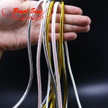 Royal Sissi new 5meters pack Dia.5mm braided mylar tubing baitfish minnows body fly tying materials gold&silver flashabou tubing