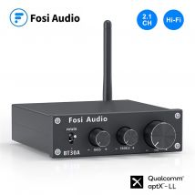 Fosi Audio BT30A 2.1-Kanal-Digital-Bluetooth-Verstärker mit Bass- und Höhen-Stereo-Audioverstärker