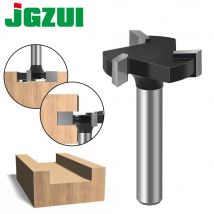 CNC Spoilboard Surfacing Router Bits, 1/4 Zoll 6 mm Schaft 1 Zoll Schnittdurchmesser, Plattenabflachungsfräser Hobelbit Holz