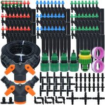 SPRYCLE 25M Garten Micro Drip Bewässerung Kits Beschlagen Bewässerung System Automatische Einstellbar Tropf Zerstäuber für 4/7mm 1/4'' schlauch