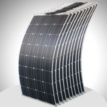 Caricabatteria monocristallino solare 1000w del pannello solare flessibile del pannello 12v 24v 100w per l'yacht di campeggio dell'automobile elettrica di rv