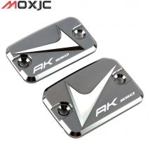 Tapa de depósito de líquido de frenos delantero, cubierta de aluminio para motocicleta, tapa de combustible, cubierta de bomba para KYMCO AK550 AK 550 2017-2021