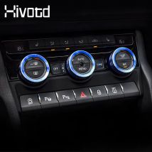 Hivotd Für Skoda Karoq 2023 2024 Zubehör Auto Wärme Control Knopf Abdeckung Klimaanlage Taste Schalter Für Auto Zubehör