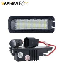 Fehlerfreie 18SMD LED Nummernschildbeleuchtung Basis für VW Volkswagen EOS 2006~ GOLF 4/5/6/7 LUPO 1999~2006 Passat CC 2009~