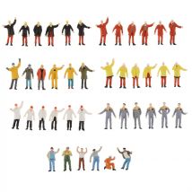 6x1:50 S Skala Modell Kleine Figuren Menschen Straße Szenario Diorama Spielzeug Decor