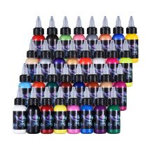 OPHIR Airbrush Acryl Farbe für Eine Flasche DIY Tinte Airbrush Acryl Pigment für Modell Schuhe Leder 32 Farben für Wählen TA005