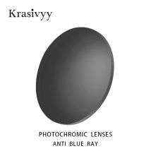 Krasivyy 1,61 Anti Blue Rays Photochrome Linsen CR-39 Harz verschreibungspflichtige asphärische Brillengläser Myopie Sonnenbrillengläser