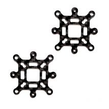 2PCS Flight Control Adapter Board Carbon Faser Omnidirektionale 30.5/25.5/ 20/16mm Umwandlung Platte für m2/M3 FPV RC Racing Drone
