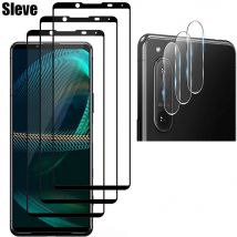 2.5D 9H Tempered Glass For Sony Xperia 1 5 10 II iii Screen Protector with HD Lens Protector On For Sony Xperia1 5 10 III IV VII