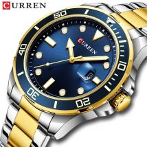 2021 CURREN Neue Grün Wasser Geist Serie Marke High-end-luxus Uhren Automatische Uhr Männer Alle Stahl Wasserdicht Quarz uhr