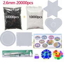 2,6mm Mini Hama Perlen Sicherung perlen Set Puzzles Spielzeug 24 48 72 farbe Hama Perlen Diy Puzzles Hohe Qualität handgemachte Geschenk kinder Spielzeug