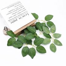 20/50pcs Artificial Plants Large Roses Leaves Home Wedding Bridal Bouquet Festival Decorative Flowers Diy Gift Scrapbook Hotsale