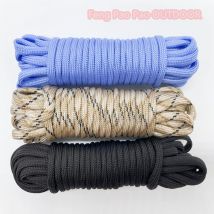 100FT 50FT Dia.4mm 7 stojak rdzenie Paracord dla surwiwalowa lina spadochroniarska smycz Camping wspinaczka Camping liny piesze wycieczki Clothesline