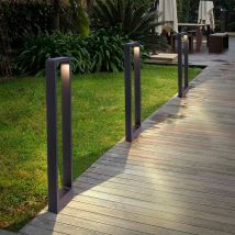 Luci da giardino a LED Lampada da prato IP65 Impermeabile 7W Moderna pilastro in alluminio Luce Cortile esterno villa paesaggio prato paletti lampada