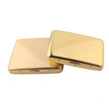 Metall Edelstahl Männer Zigarette Fall mit Geschenk Box Für 16 Pcs Tabak Zigarette Box Zigarette Halter Beste Geschenk