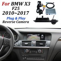 Plug & Play Reverse Camera For BMW X3 F25 2010-2017 Original Screen No Need Coding Car Rearview Parking Camera Video Interface