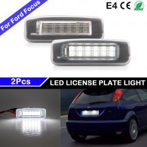 For Ford Focus MK1 1998-2005 High Brightness White LED License Plate Light Number Plate Lamp