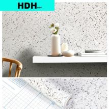 Terrazzo Peel and Stick Tapete Jazz White Marble Selbstklebende Tapete Küchenwandpapier Selbstklebende Wandaufkleber