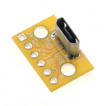 Cltgxdd 1PCS Data Charging Cable Jack Test Board with Pin Header 90/180 Degree Micro USB Female Male Connector