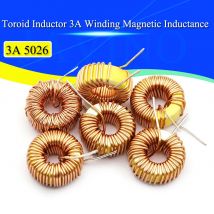 5-50 Pz 5026 Induttore Toroidale 3A Avvolgimento Induttanza Magnetica 22uH 33uH 47uH 5647uH 100uH 220uH 330uH 470uH Induttore Per LM2596