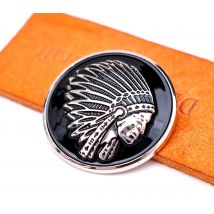 10X BLING SILBER SCHWARZ SOUTHEAST INDIAN HEAD LEATHERCRAFT SATTEL TACK GÜRTEL CONCHOS SCREWBACK