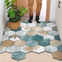 Fußmatte Teppich Seide Schleife Flur Eingang Matte Hexagon Freies Cut Fuß Tür Matte Fleck Beständig Entfernen Schlamm Hause Innen Matten teppich
