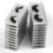 Ciglia all'ingrosso Articoli sfusi 4/100 PCS Ciglia finte visone 3D Estensione ciglia finte soffici naturali Trucco ciglia finte sottili