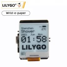 LILYGO® TTGO T-Wrist-e-paper ESP32 Wireless Module 1.54 Inch Display 4MB Support WIFI Bluetooth Development Board for Arduino