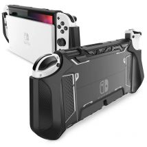 MUMBA Dockable Case für Nintendo Switch OLED 2021 Blade Series TPU-Griffschutzhülle, kompatibel mit Joy-Con-Controller