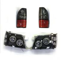Exterior Auto Front HeadLamps Rear Tail Lamps Lights Fit For Toyota Prado Lc90 Fj90 2700 3400 1997-2002 Front Rear Lights Lamp