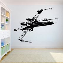 Flugzeug Modell Wandtattoo Vinyl Kämpfer Wandaufkleber für Jungenzimmer Teenager Schlafzimmer Dekoration Abnehmbares wasserdichtes Wandbild X085