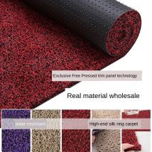 Anti-slip Tür Matte PVC Silk Schleife Staub-proof Gedruckt Fußmatte Outdoor Teppich Matten Schuhe auto Fuß pad schaber Bereich Teppiche Custom Anti-slip Tür Matte PVC Silk Schleife Staub-proof