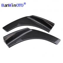 2PCS Universal Front Lip Splitter Deflektor Spoiler Kratzfest Flügel Schaufeln Stoßstange Deflektor Schutz Canard Lip
