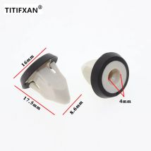 10Pcs Auto Hinten Kennzeichen Rahmen Feste Basis Verschluss Clip Für BMW 318i 320i 325i 523Li 530X1