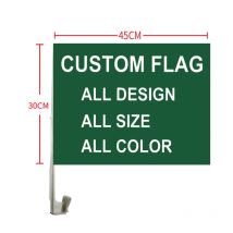 Aerlxemrbrae Custom Car Flag Banner Polyester Fliegengröße 45X30cm Fenster Mini-Autoflagge
