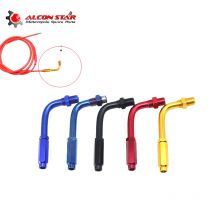 Alconstar 90 ° Accelerator Gaszug teller fit Universal Motorrad Gaszug MTB Bike Fahrrad Zubehör