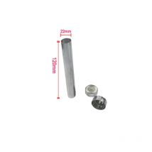 Cartuccia in alluminio per laboratorio dentale da 100 pezzi con coperture per iniezione acrilica flessibile sul lavoro sulla specifiche per protesi Removabla 22mm * 120mm