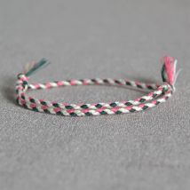 Meetvii handgefertigte gewebte Schnur-Armbänder für Damen und Herren, Quastenknoten, buntes Fadenseil, tibetisches Armband, ethnischer Schmuck