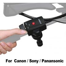 AODELAN-controlador de Zoom para videocámara Lanc, Control remoto de grabación de vídeo con Zoom, Cable de 2,5mm, para Sony, Canon, Panasoni