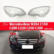 Auto Front Scheinwerfer Objektiv Licht Auto Shell Für Mercedes-Benz W204 C180 C200 C220 C280 C300 2007 ~ 2010 scheinwerfer Abdeckung Ersatz