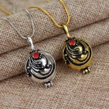 The Vampire Diaries Elena Eisenkraut Halskette Medaillon Anhänger für Männer Frauen Party Schmuck