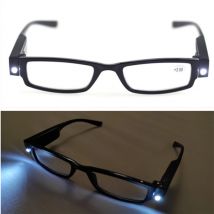 Multi Stärke LED Lesebrille Brillen Spectacle Dioptrien Lupe Licht UP
