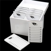 HEIßER 5/10 Schichten Wimpern Lagerung Box Display-ständer Organizer Box Wimpern Kleber Palette Wimpern Verlängerung Make-Up-Tools