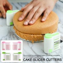 Kuchen Kuchen-Slicer-Set, 5 Schichten, Küchen zubehör, Back werkzeuge, Bequemlichkeit, DIY, 1 Paar