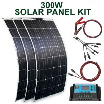 Zestaw paneli słonecznych i elastyczne panele słoneczne 300 W 200 W 100 W Moduł ładowarki