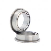 SMF128ZZ Flange Bearing 8x12x3.5 mm 10PCS Double Shielded Stainless Steel Flanged SMF128 Z ZZ Ball Bearings SMF128-2Z SMF128Z